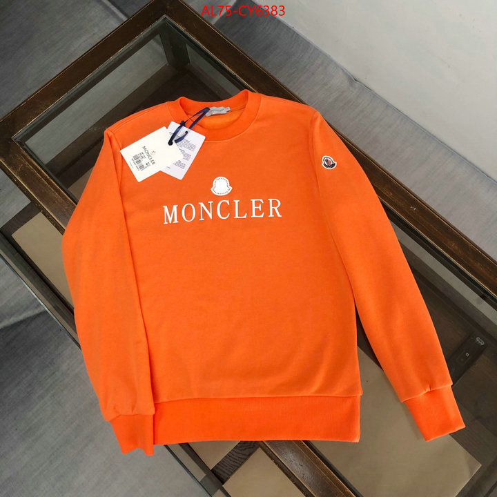 Clothing-Moncler what 1:1 replica ID: CY6383 $: 75USD