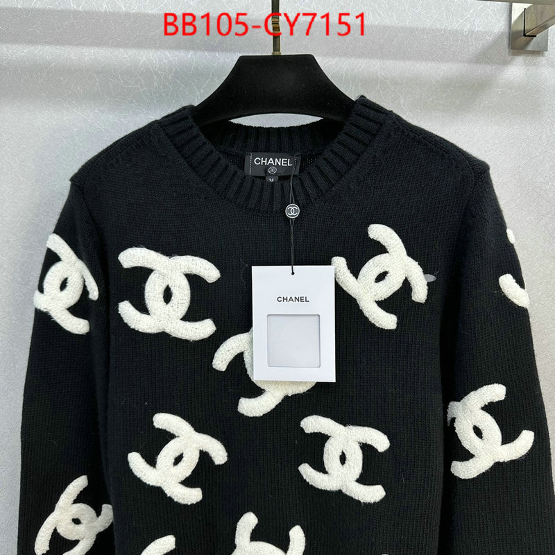 Clothing-Chanel we provide top cheap aaaaa ID: CY7151 $: 105USD