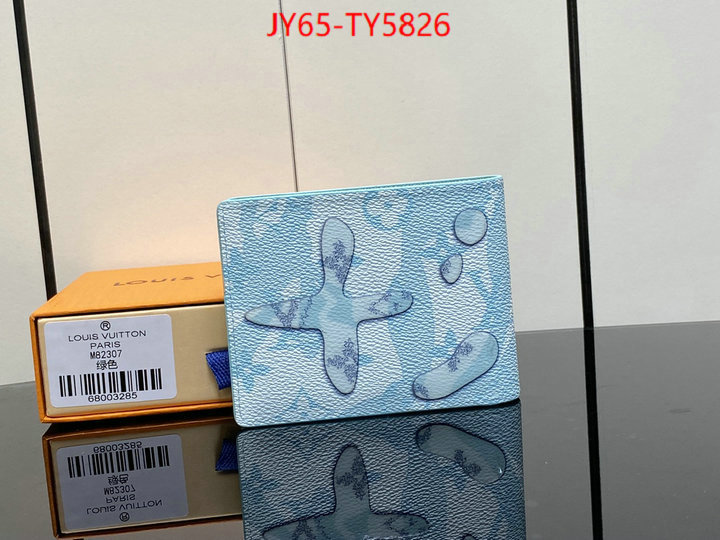 LV Bags(TOP)-Wallet replica every designer ID: TY5826 $: 65USD