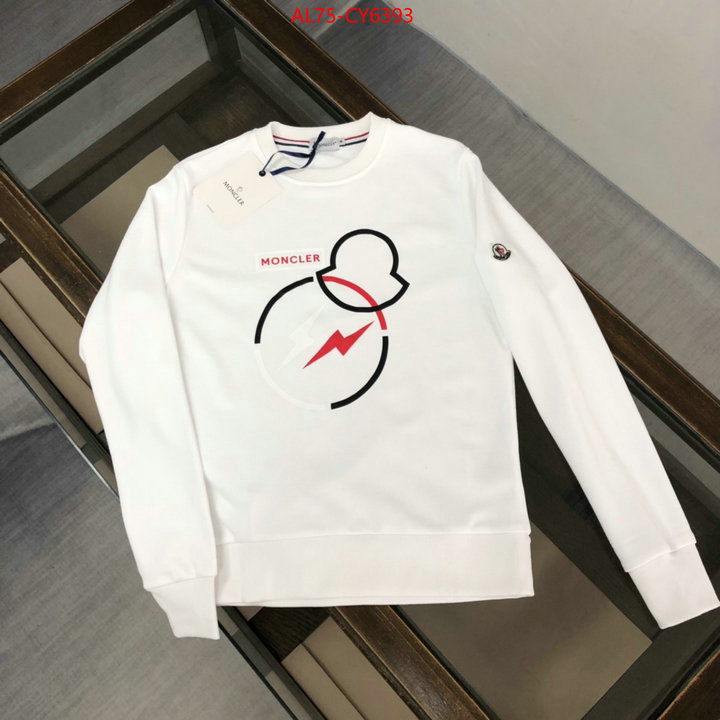 Clothing-Moncler top designer replica ID: CY6393 $: 75USD