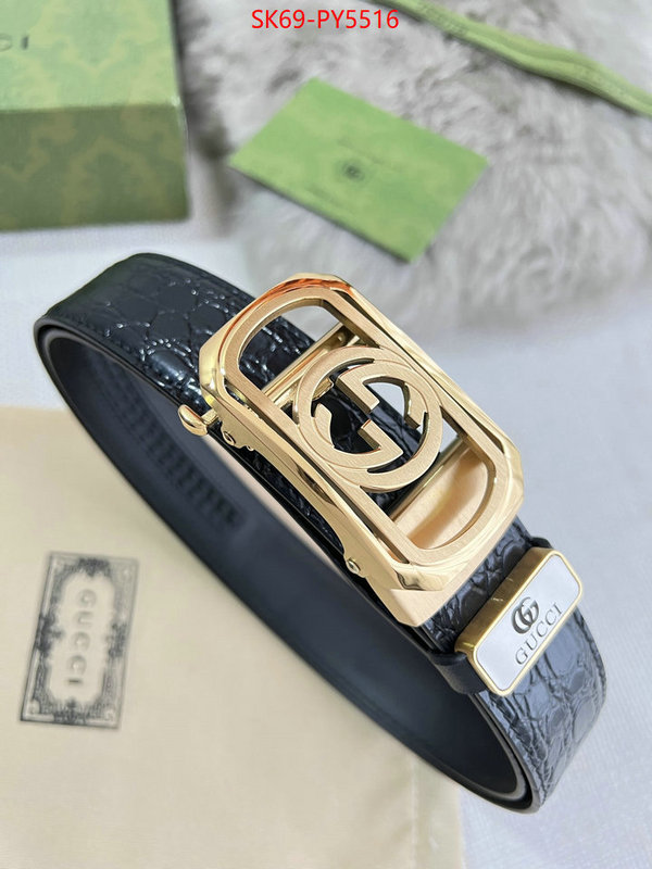 Belts-Gucci wholesale designer shop ID: PY5516 $: 69USD