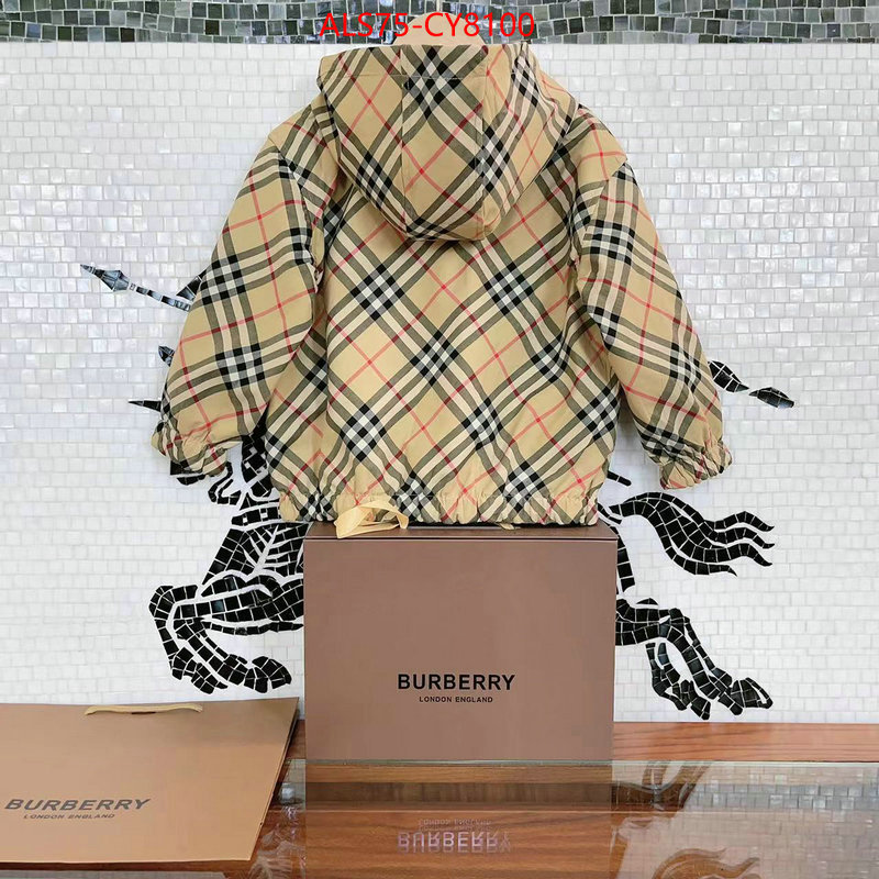 Kids clothing-Burberry replica aaaaa designer ID: CY8100 $: 75USD