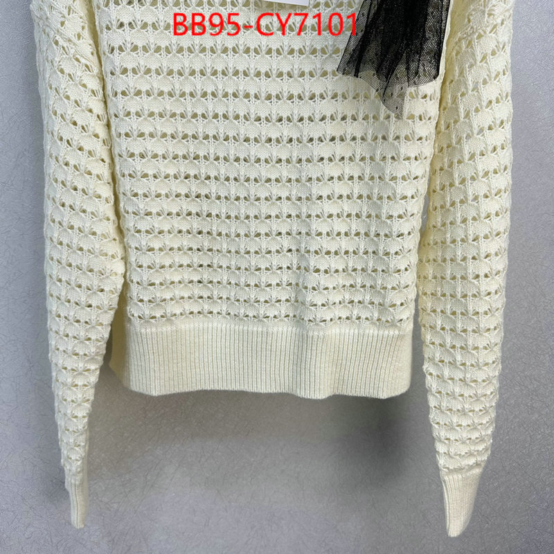 Clothing-Valentino designer replica ID: CY7101 $: 95USD