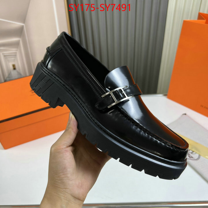 Men Shoes-Hermes perfect quality designer replica ID: SY7491 $: 175USD