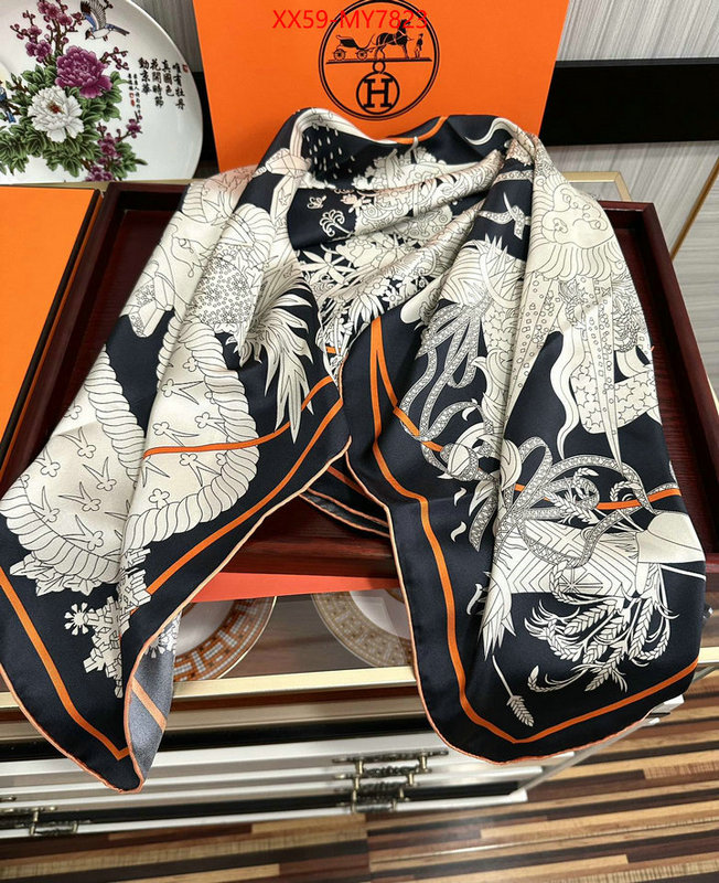 Scarf-Hermes designer fake ID: MY7823 $: 59USD