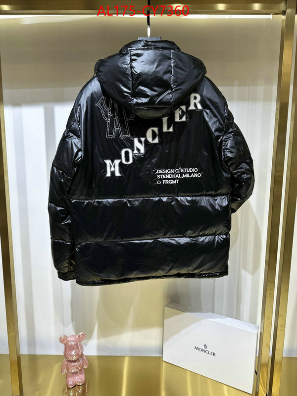 Down jacket Men-Moncler high quality replica designer ID: CY7360 $: 175USD