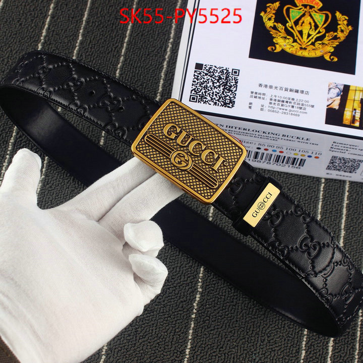 Belts-Gucci designer replica ID: PY5525 $: 55USD