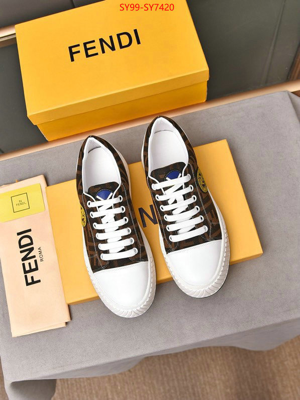 Men Shoes-Fendi top brands like ID: SY7420 $: 99USD