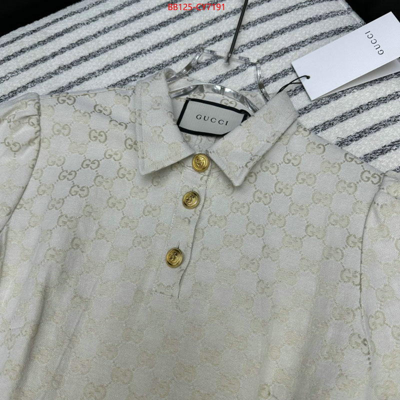 Clothing-Gucci online sale ID: CY7191 $: 125USD