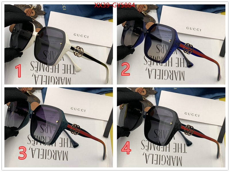 Glasses-Gucci best wholesale replica ID: GY5884 $: 39USD