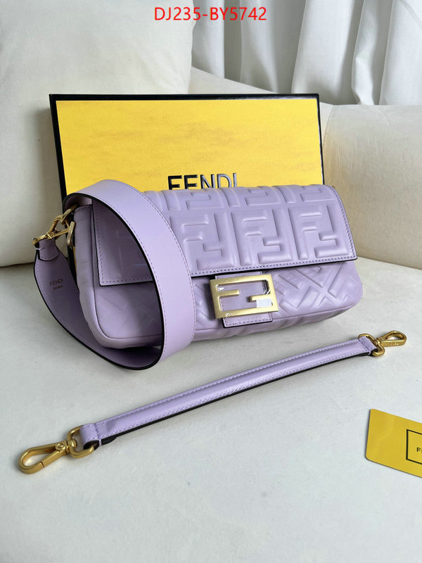 Fendi Bags(TOP)-Baguette find replica ID: BY5742 $: 235USD