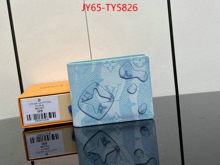 LV Bags(TOP)-Wallet replica every designer ID: TY5826 $: 65USD