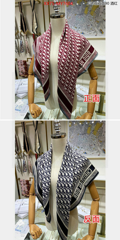 Scarf-Dior what is a 1:1 replica ID: MY7604 $: 75USD