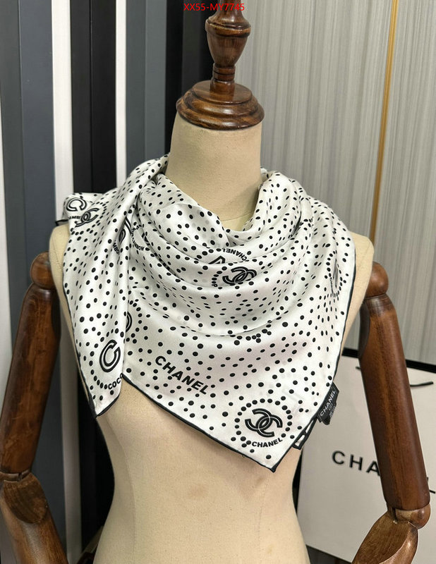 Scarf-Chanel designer wholesale replica ID: MY7745 $: 55USD