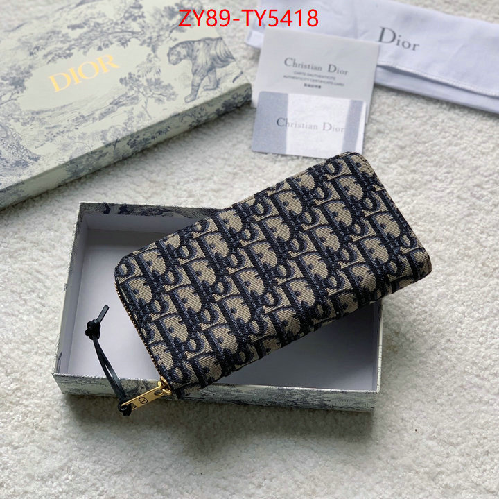 Dior Bags(4A)-Wallet- buy aaaaa cheap ID: TY5418 $: 89USD