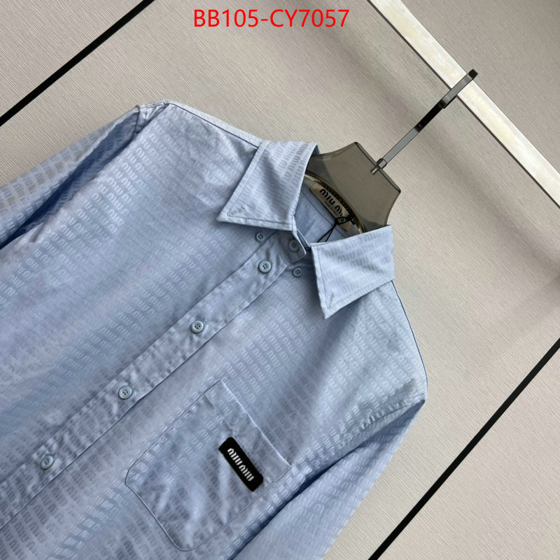 Clothing-MIU MIU brand designer replica ID: CY7057 $: 105USD