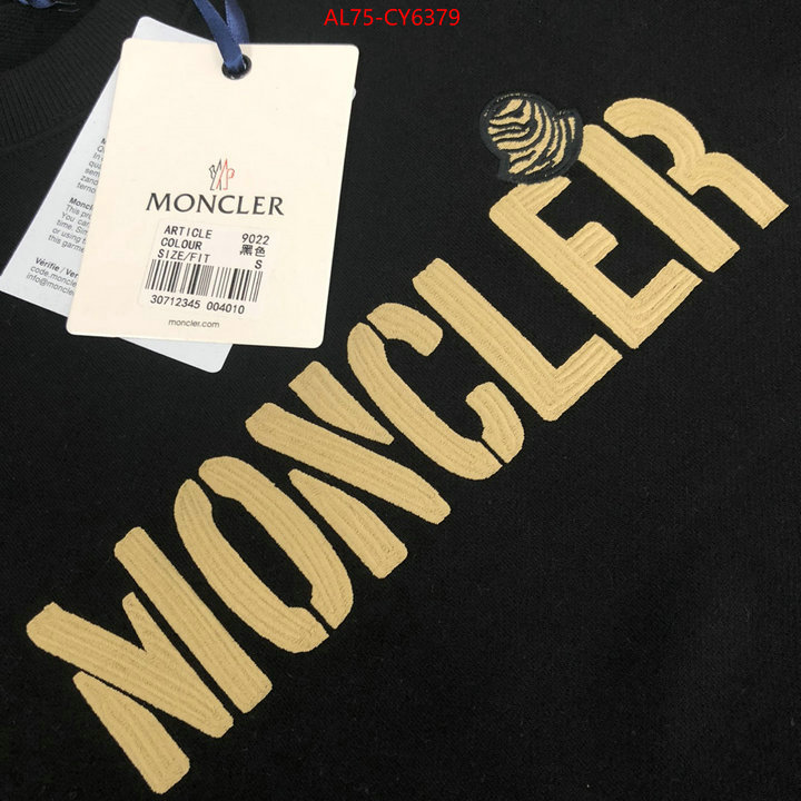 Clothing-Moncler outlet sale store ID: CY6379 $: 75USD