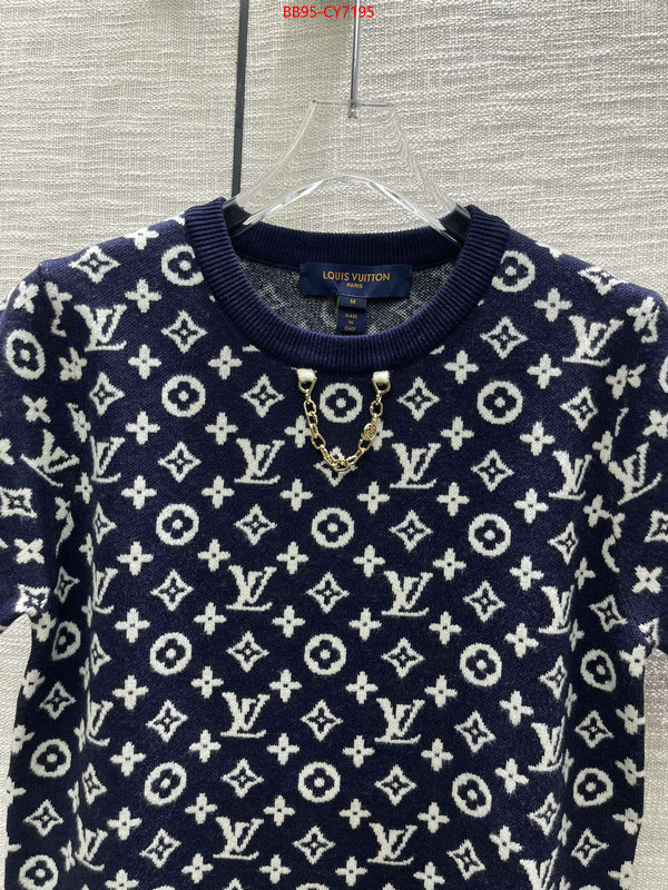 Clothing-LV mirror copy luxury ID: CY7195 $: 95USD