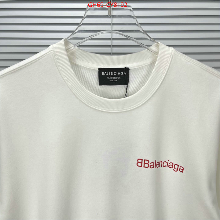 Clothing-Balenciaga high quality happy copy ID: CY8192 $: 69USD