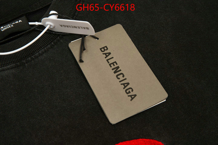 Clothing-Balenciaga designer 1:1 replica ID: CY6618 $: 65USD