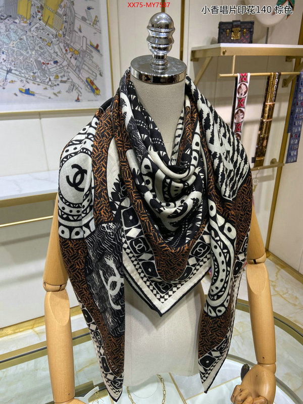 Scarf-Chanel website to buy replica ID: MY7587 $: 75USD