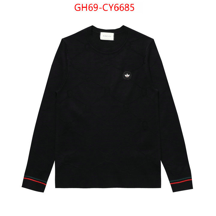 Clothing-Gucci cheap online best designer ID: CY6685 $: 69USD