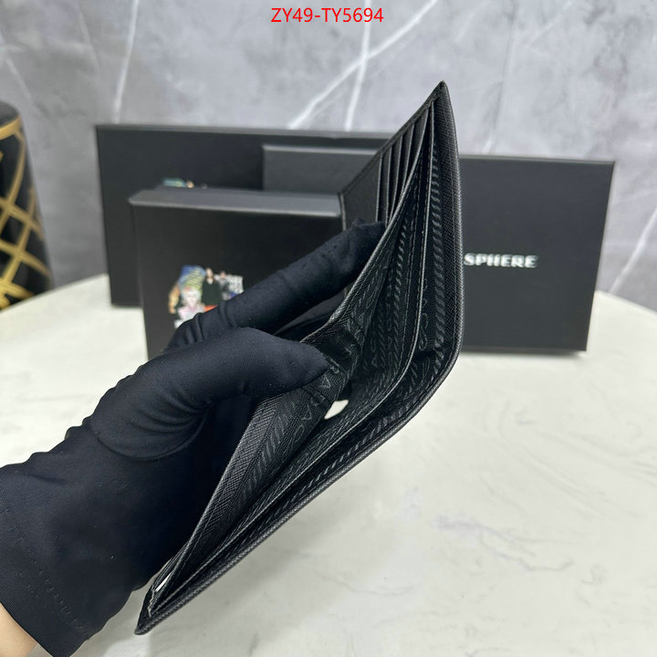 Prada Bags (4A)-Wallet top fake designer ID: TY5694 $: 49USD