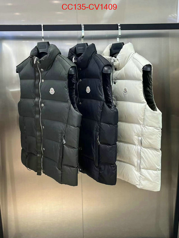 Down jacket Men-Moncler 1:1 replica wholesale ID: CV1409 $: 135USD