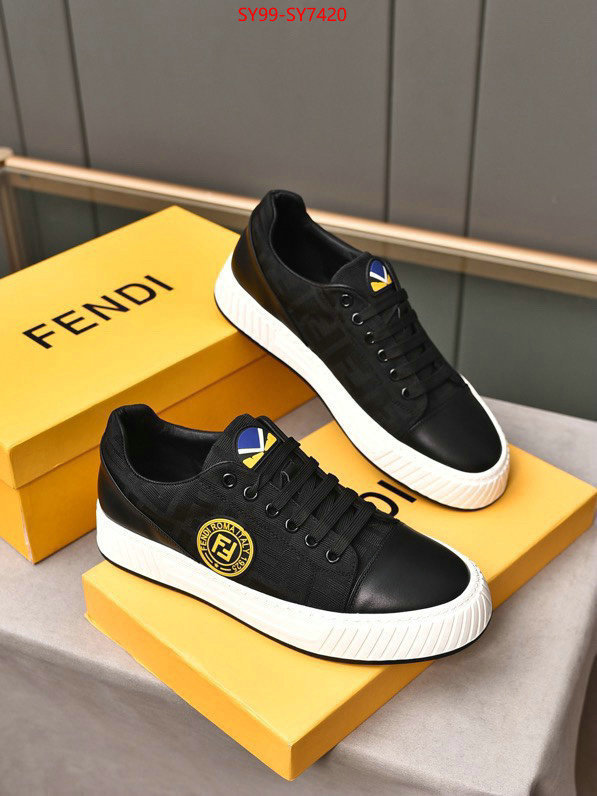 Men Shoes-Fendi top brands like ID: SY7420 $: 99USD