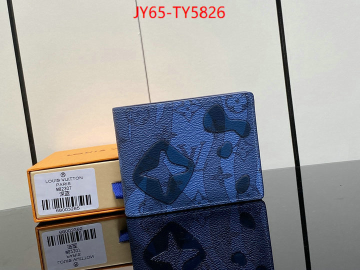 LV Bags(TOP)-Wallet replica every designer ID: TY5826 $: 65USD