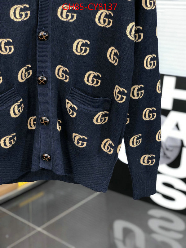 Clothing-Gucci what ID: CY8137 $: 85USD