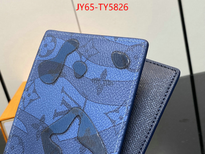 LV Bags(TOP)-Wallet replica every designer ID: TY5826 $: 65USD