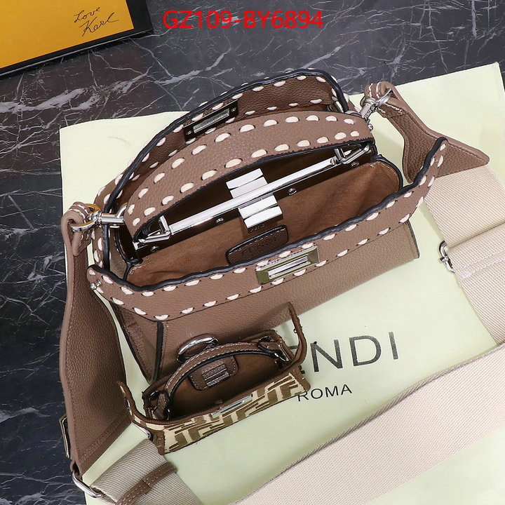 Fendi Bags(4A)-Peekaboo brand designer replica ID: BY6894 $: 109USD