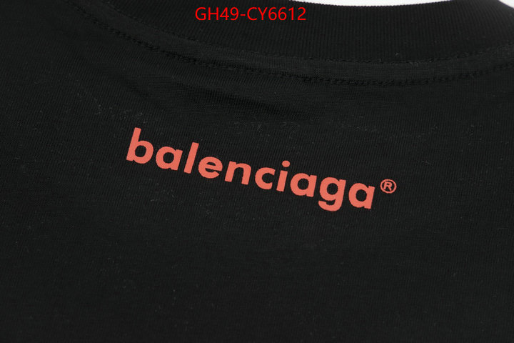 Clothing-Balenciaga replica designer ID: CY6612 $: 49USD