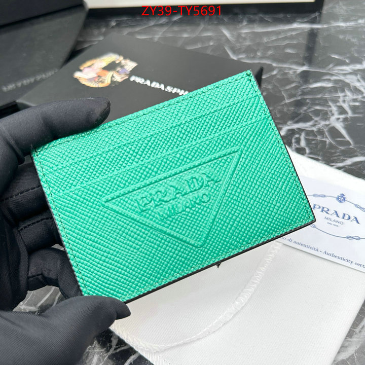 Prada Bags (4A)-Wallet 2023 perfect replica designer ID: TY5691 $: 39USD