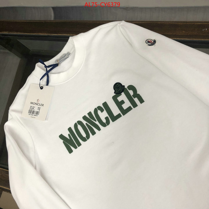 Clothing-Moncler outlet sale store ID: CY6379 $: 75USD