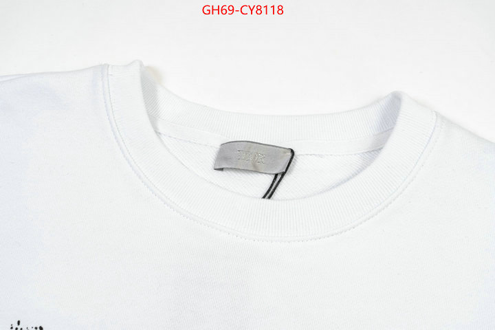 Clothing-Dior replica online ID: CY8118 $: 69USD