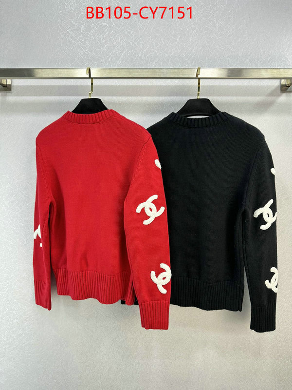 Clothing-Chanel we provide top cheap aaaaa ID: CY7151 $: 105USD