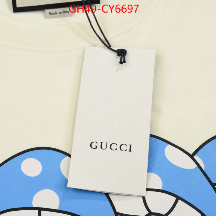 Clothing-Gucci online china ID: CY6697 $: 49USD