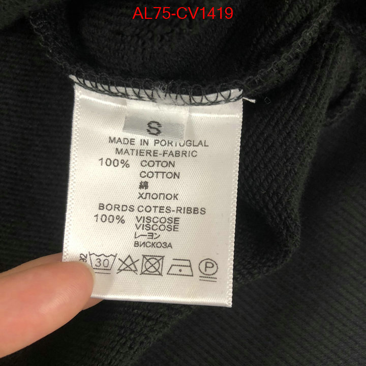 Clothing-Moncler where can i find ID: CV1419 $: 75USD