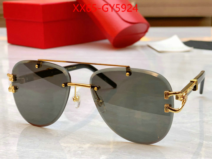 Glasses-Cartier how to buy replcia ID: GY5924 $: 65USD