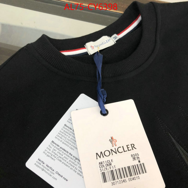 Clothing-Moncler shop designer replica ID: CY6398 $: 75USD