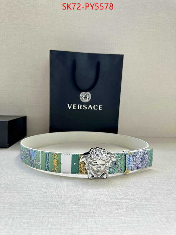 Belts-Versace luxury fake ID: PY5578 $: 72USD