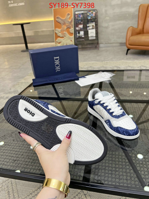 Men shoes-Dior the best quality replica ID: SY7398 $: 189USD