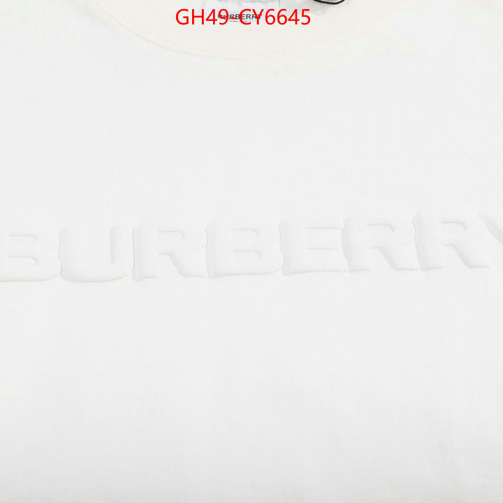 Clothing-Burberry cheap high quality replica ID: CY6645 $: 49USD