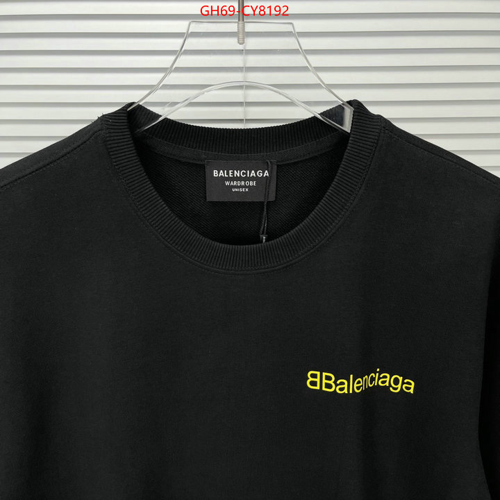 Clothing-Balenciaga high quality happy copy ID: CY8192 $: 69USD