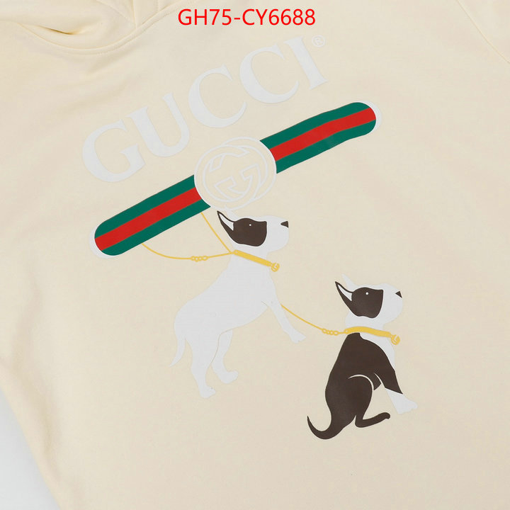 Clothing-Gucci online store ID: CY6688 $: 75USD