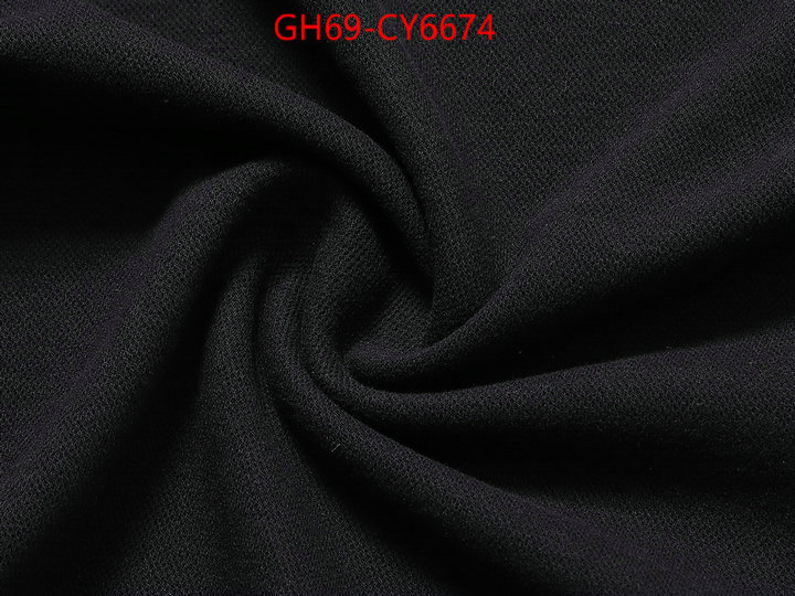 Clothing-Givenchy best quality fake ID: CY6674 $: 69USD