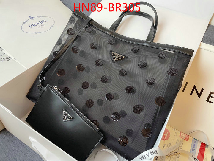 Prada Bags (4A)-Handbag- replica how can you ID: BR305 $: 89USD