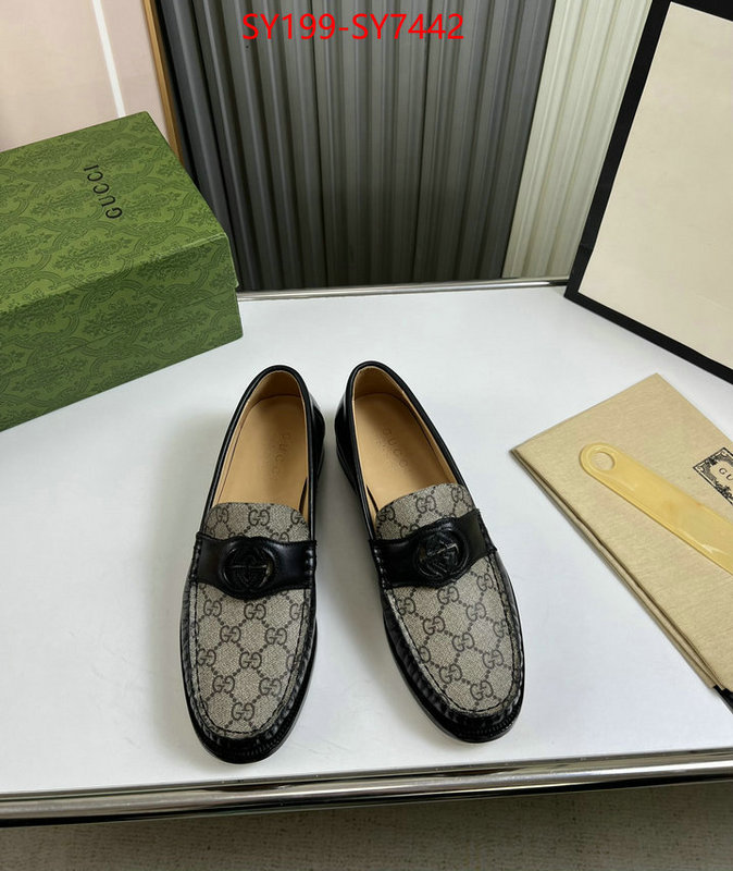 Men Shoes-Gucci top quality replica ID: SY7442 $: 199USD